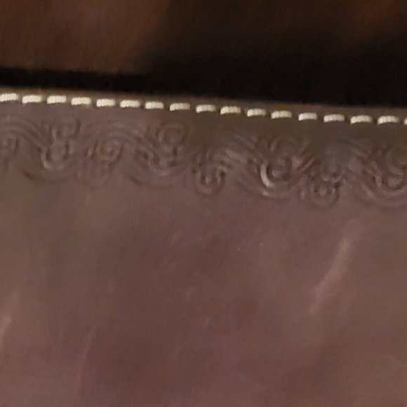 Patricia Nash Brown Italian Leather Saddlebag - Picture 7 of 7